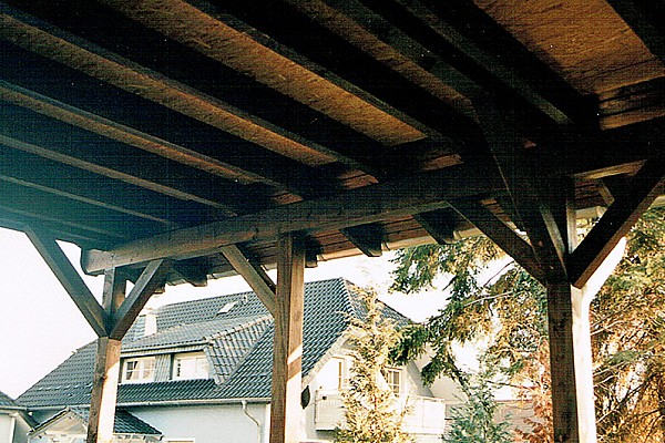 Carport mit Satteldach